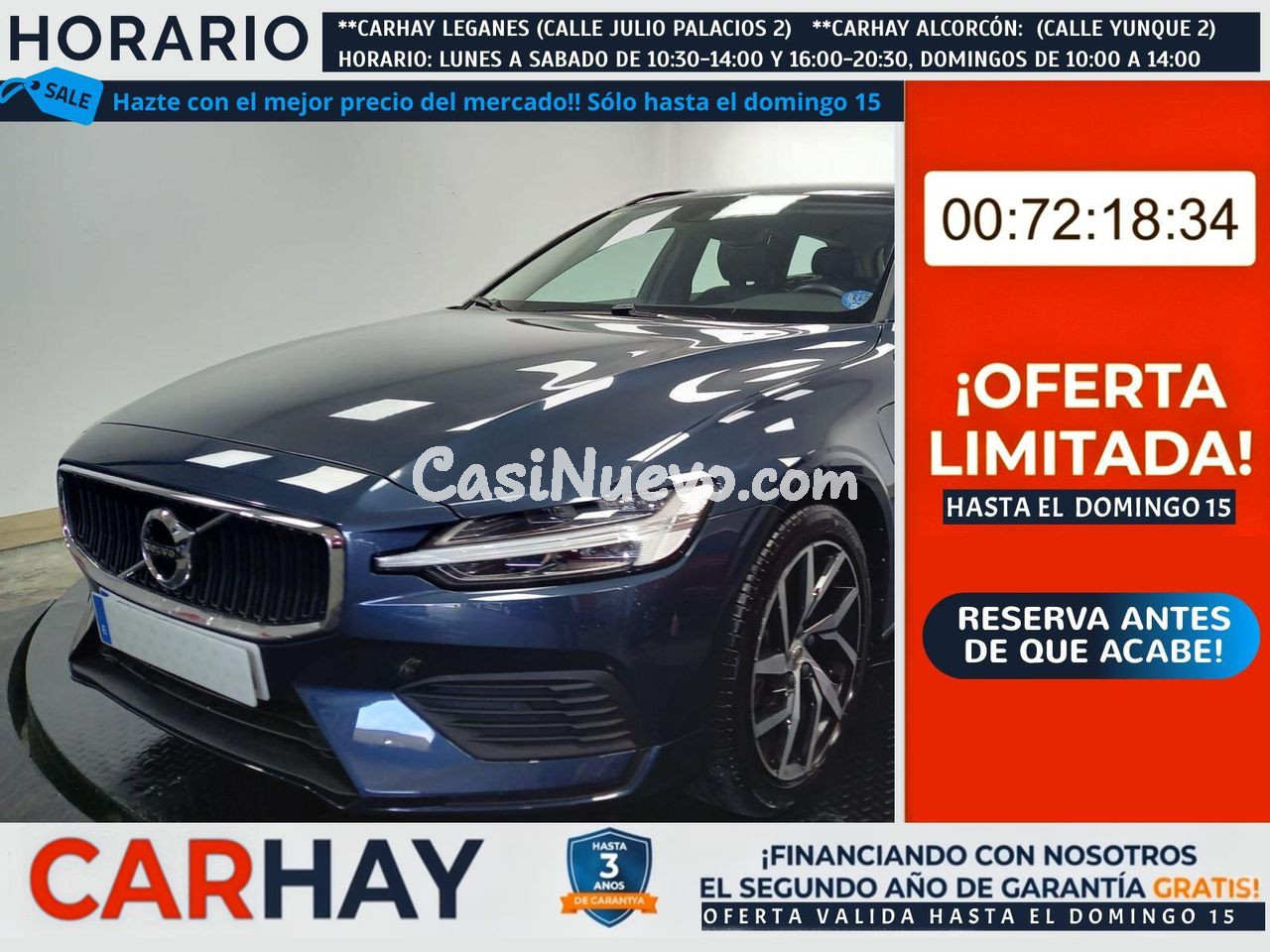 VOLVO V60 2.0 T8 BUSINESS PLUS AUTO