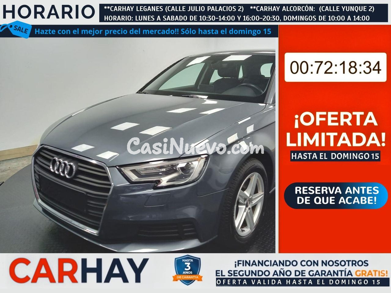 AUDI A3 SPORTBACK 2.0 35 TDI 110KW S TRONIC
