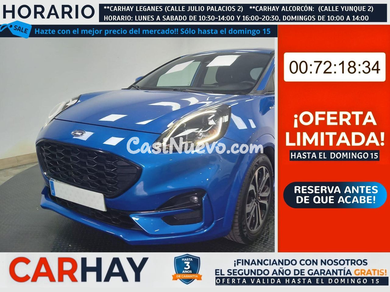 FORD PUMA ST LINE 5D 1.0T 125CV MHEV M6 FWD