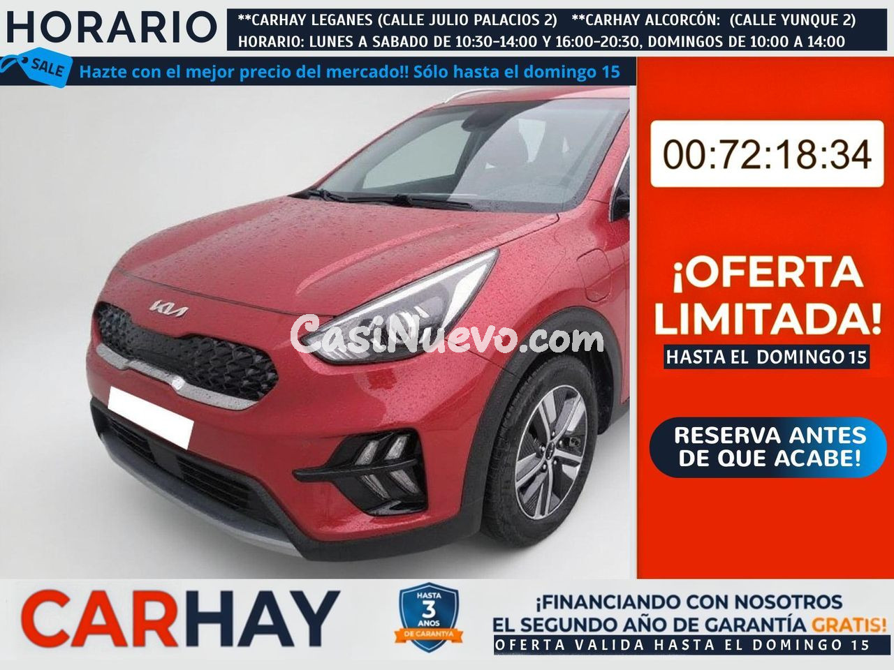 KIA NIRO crossover 1.6 GDi PHEV 104kW 141CV Drive