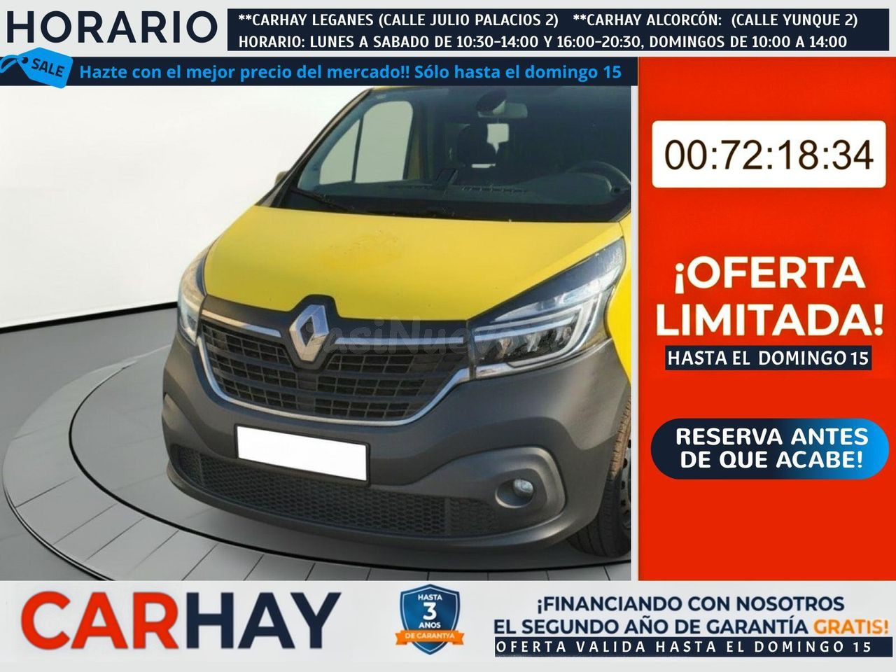 Renault Trafic COMBI MIXTO 5/6 1.6 DCI ENERGY BLUE L N1