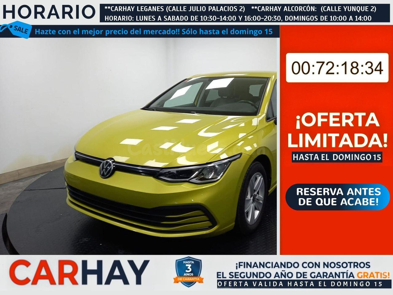VOLKSWAGEN GOLF VIII 1.5 eTSI Life OPF DSG