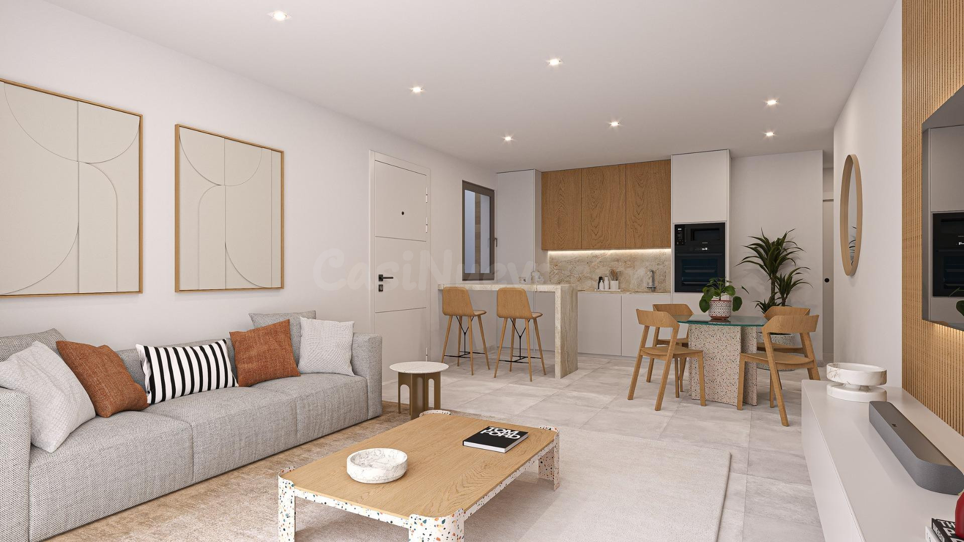 Modernas villas de una sola planta con piscina privada y sol - foto 5