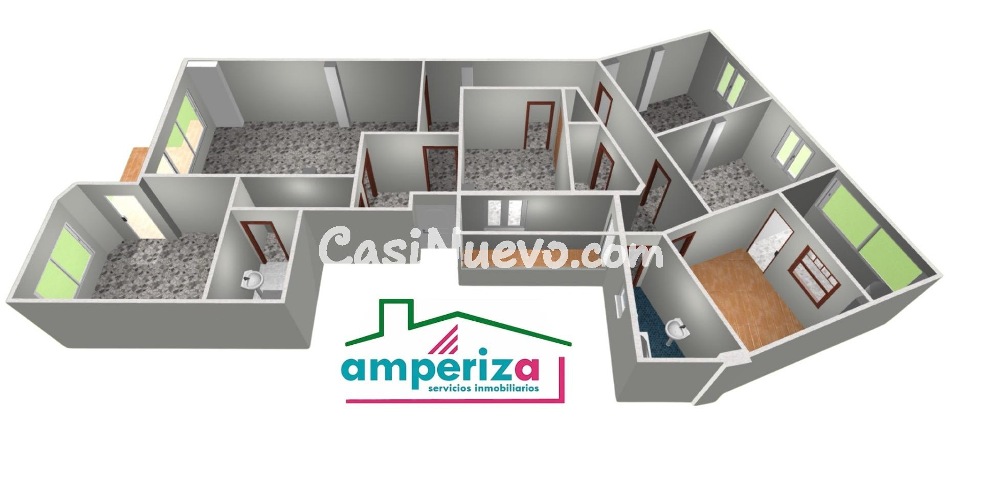 Gran Piso de 4 habitaciones, Plaza de Parking y  doble entra - foto 27