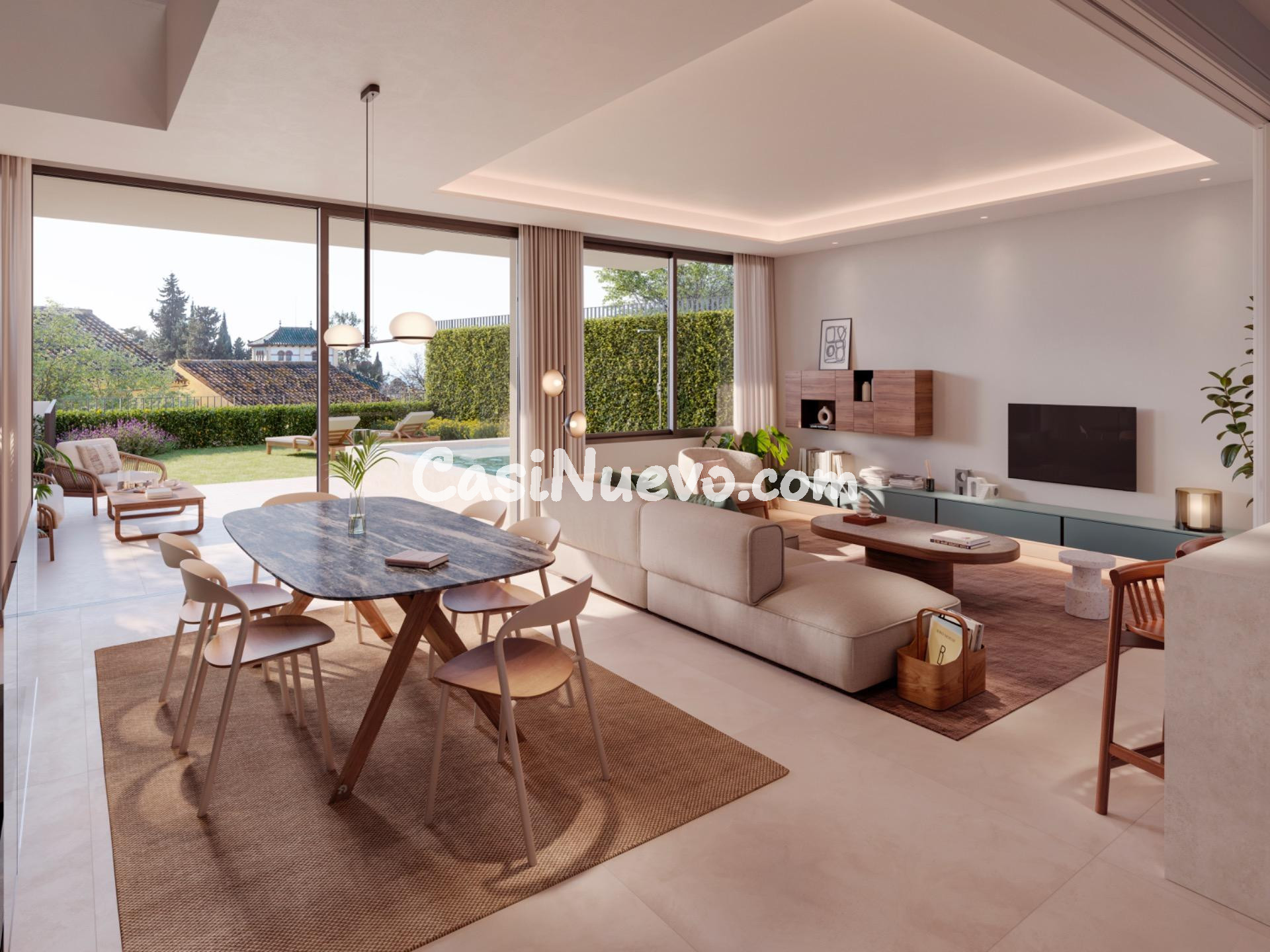 CASA ADOSADA CON PISCINA PROPIA EN PEDREGALEJO - foto 8