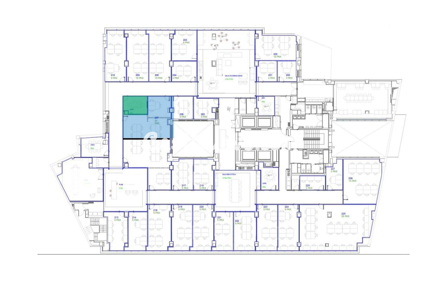 Oficina en alquiler en Calle José Abascal