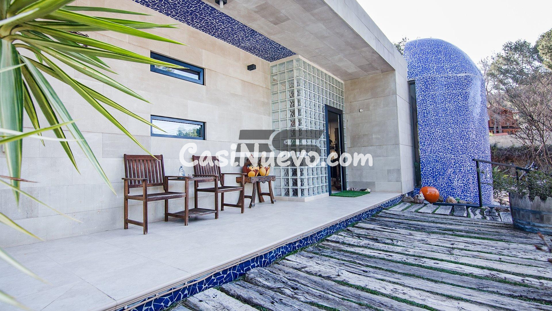 Exclusivo chalet en plena naturaleza con piscina, gran terre - foto 33