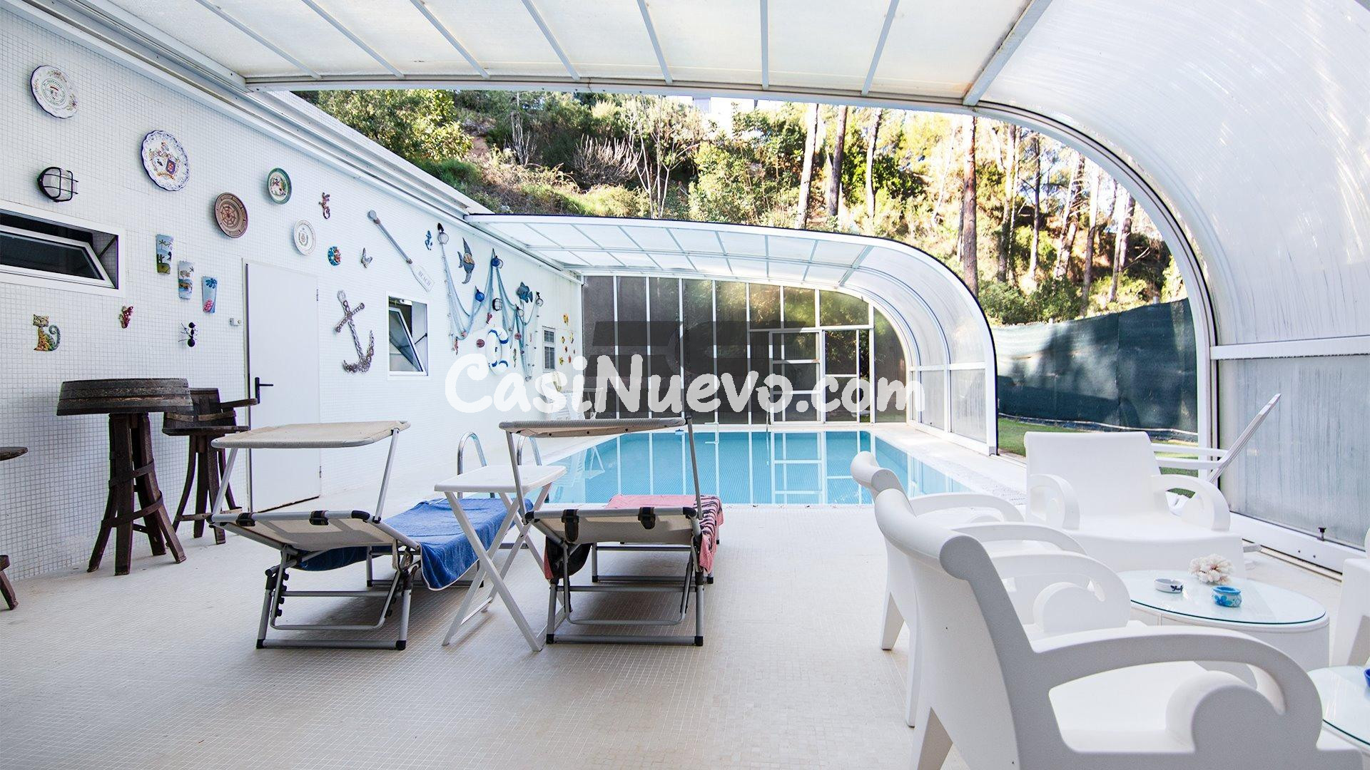 Exclusivo chalet en plena naturaleza con piscina, gran terre - foto 49