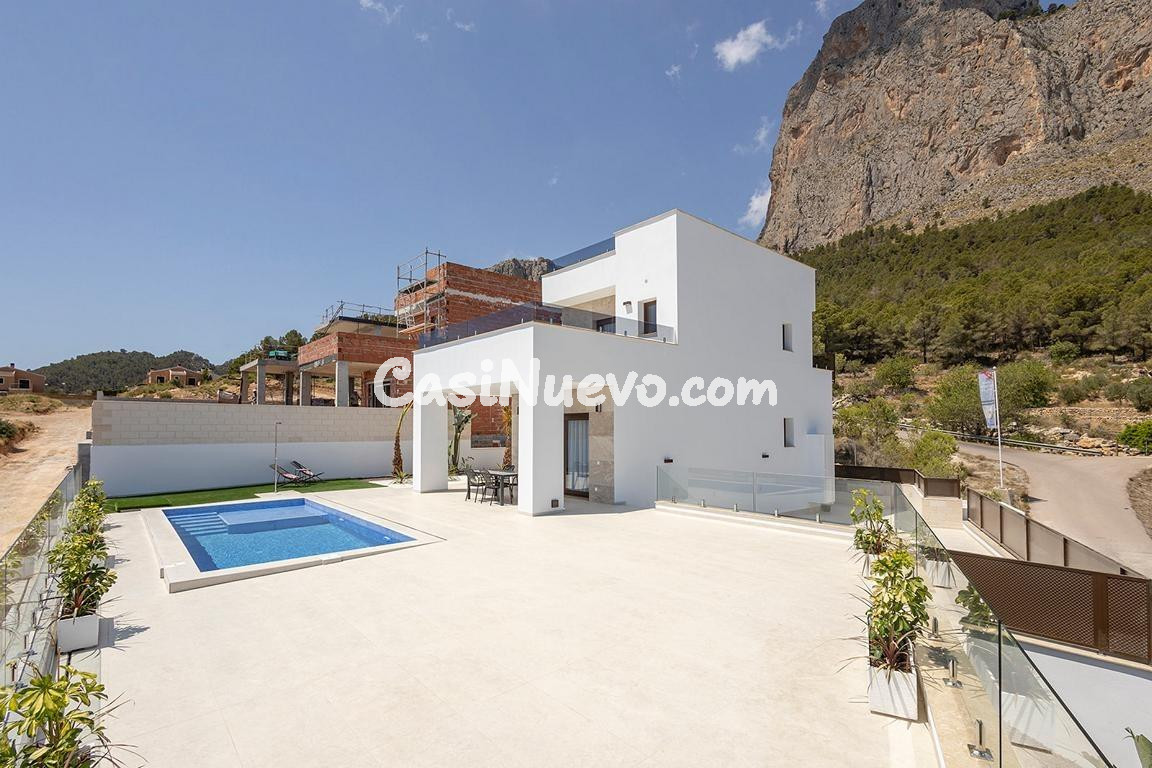 Impresionante villa de obra nueva en Polop con vistas al mar - foto 6