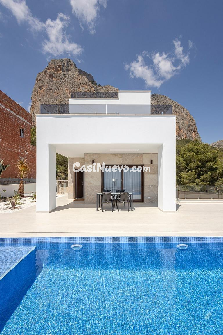 Impresionante villa de obra nueva en Polop con vistas al mar - foto 7