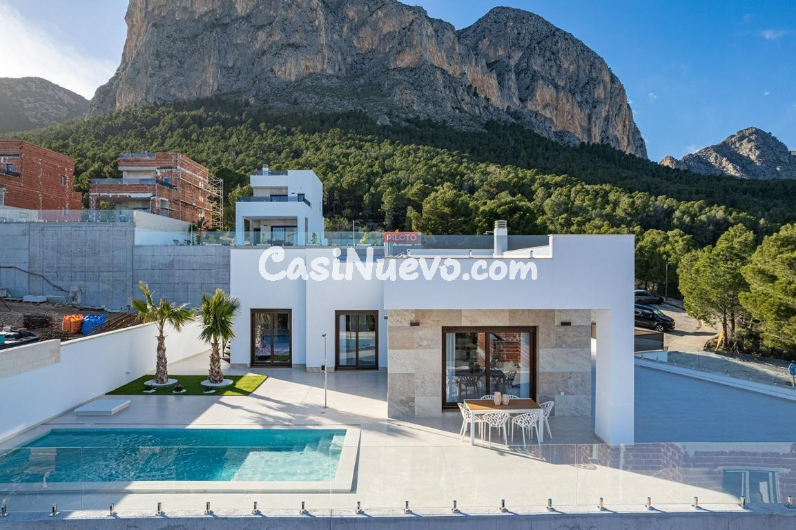 Impresionante villa de obra nueva en Polop con vistas al mar - foto 20