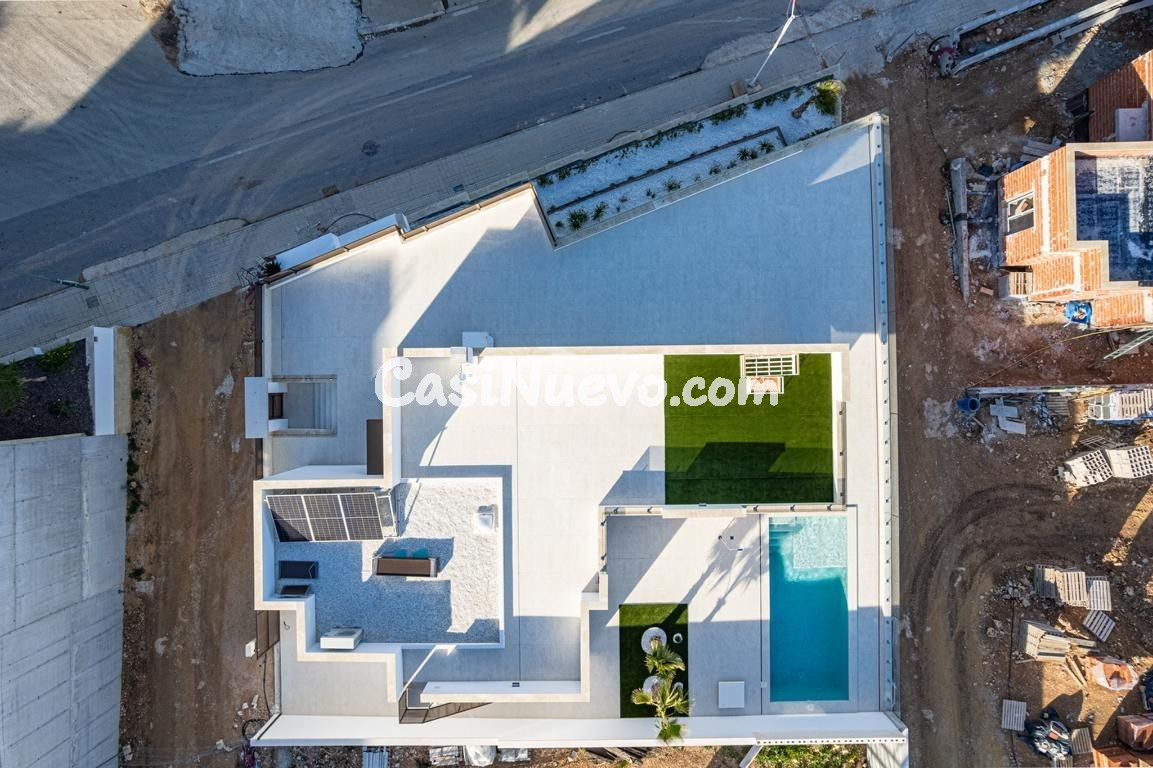 Impresionante villa de obra nueva en Polop con vistas al mar - foto 21