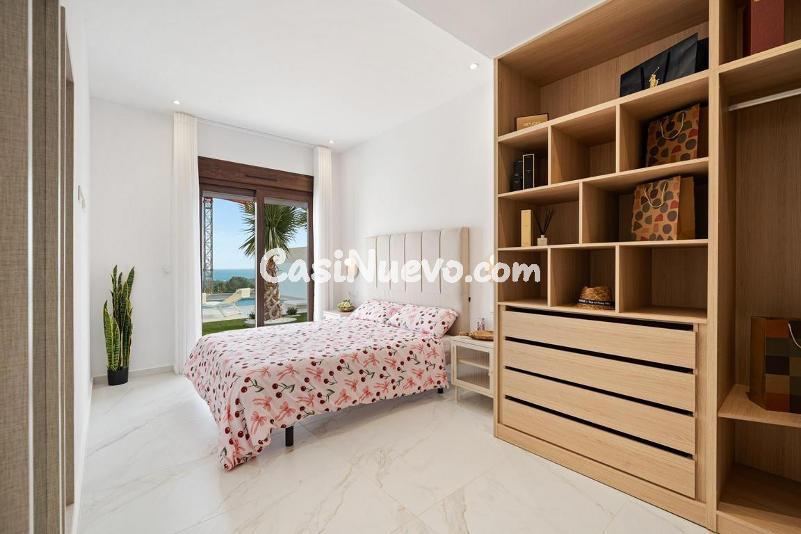 Impresionante villa de obra nueva en Polop con vistas al mar - foto 45