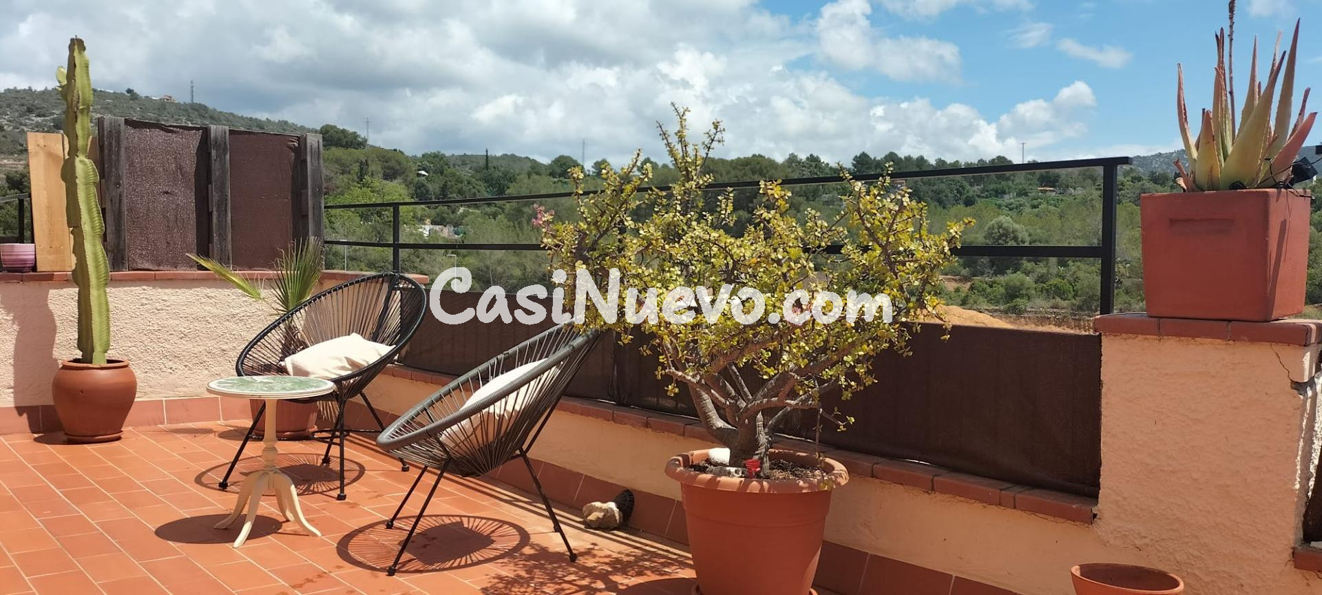 Atico amueblado con amplia terraza de alquiler en Marzo y Ab - foto 2