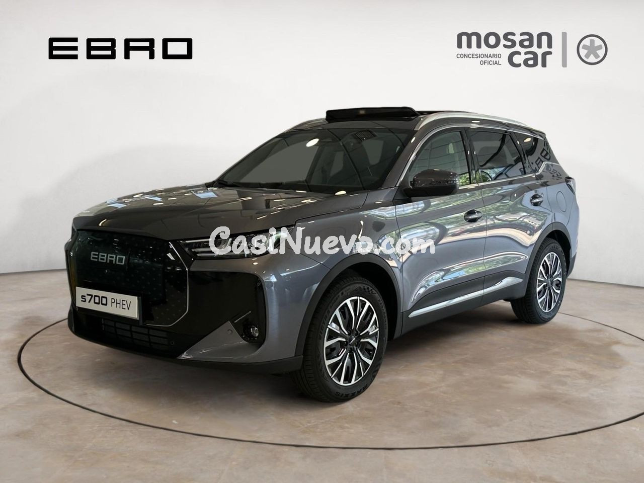 Ebro S700 1.5 TGDI PHEV 347 ECVT LUXURY TECHO PORTON MIRROR LL19 CAM 360 KEYLESS Qi