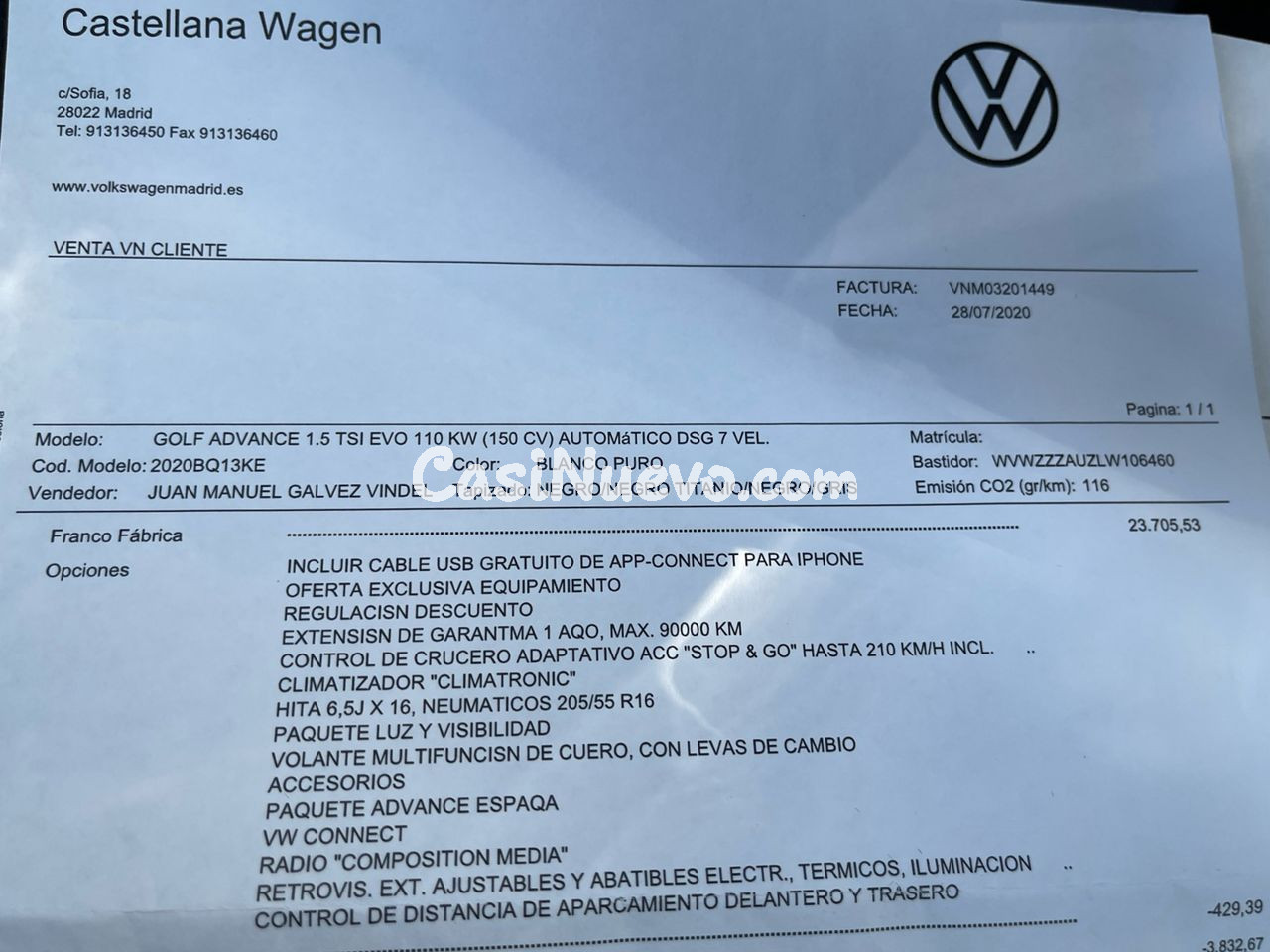 Volkswagen Golf Advance - foto 21