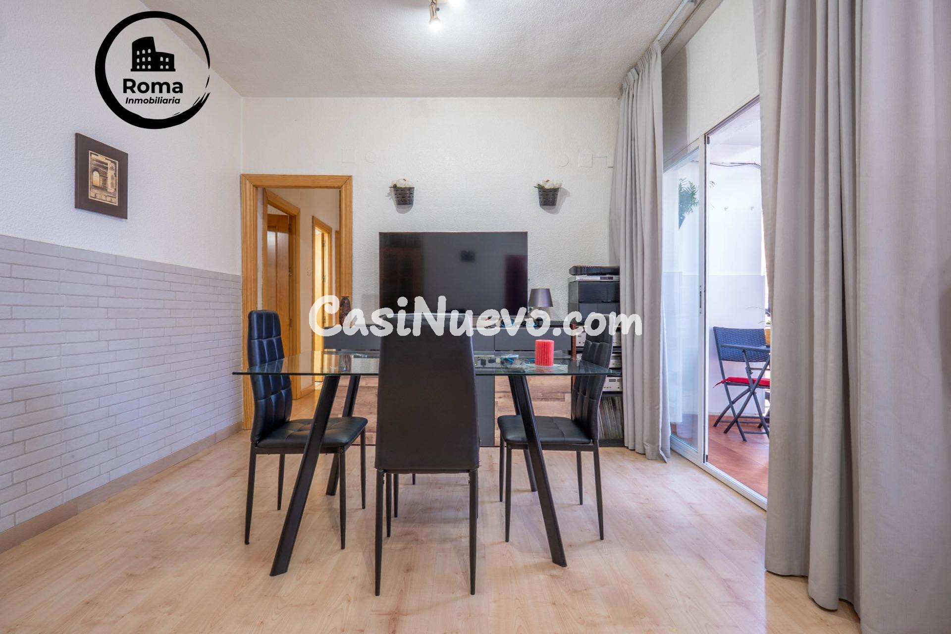 Precioso piso de 90 m2 con 3 dormitorios y terraza junto a A - foto 16