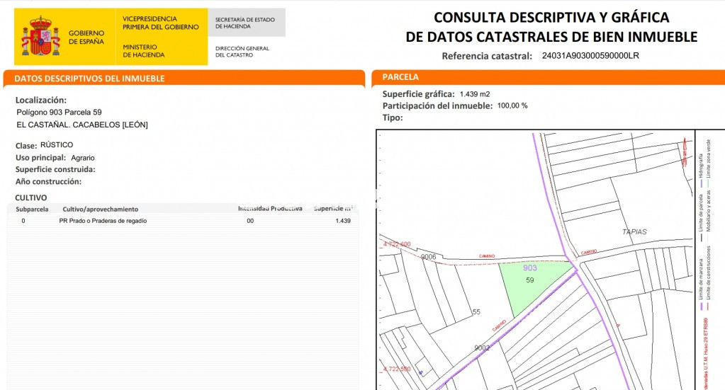 Suelo urbanizable en Venta en Quilos León