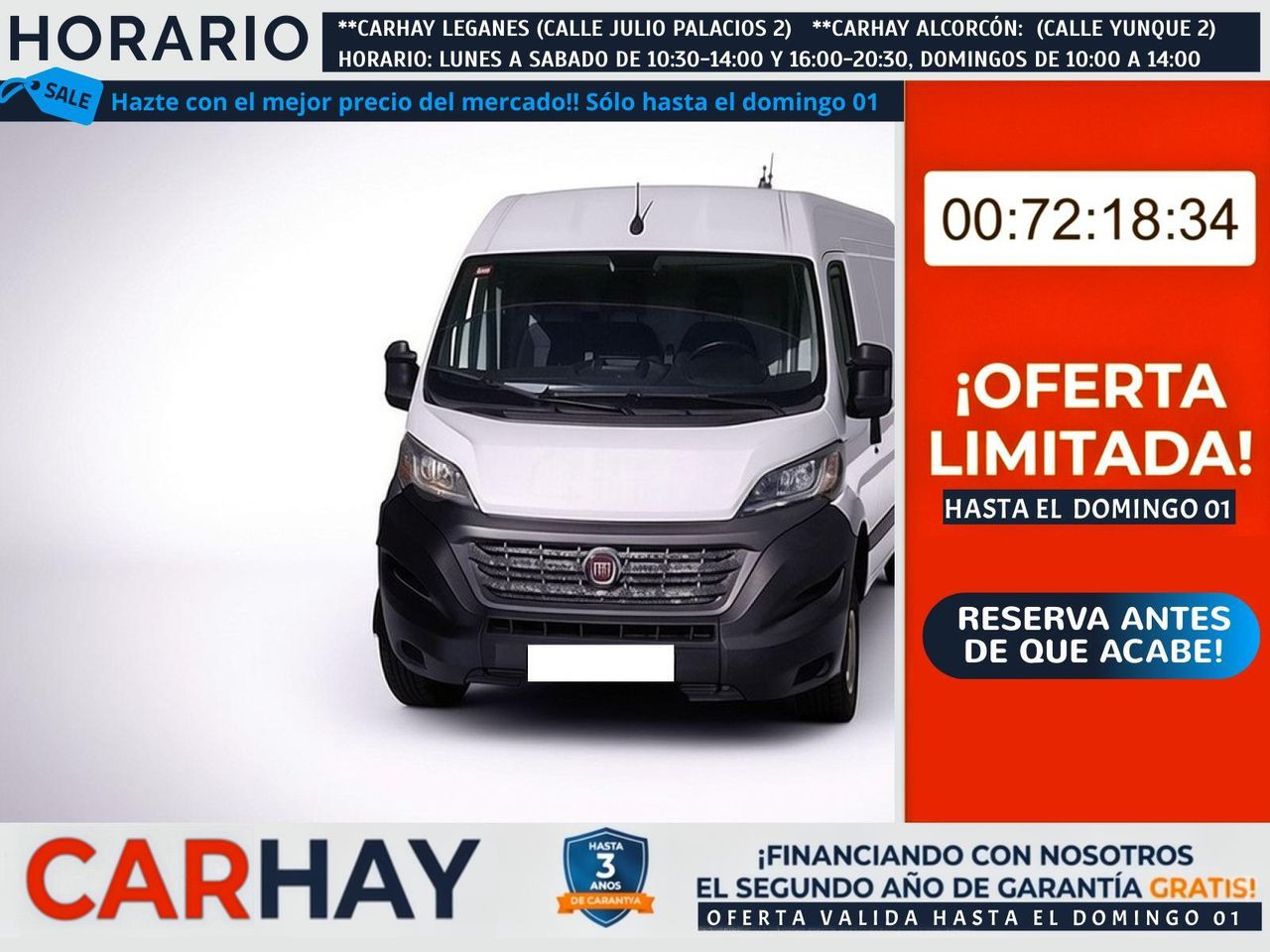 FIAT DUCATO 35 L2H2 Nat.Pow (100kW) EU6 D-temp GNC