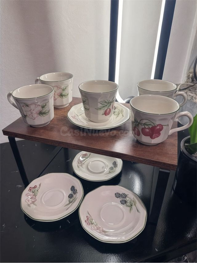 Juego Tazas y Platillos Noritake Tropica - foto 2