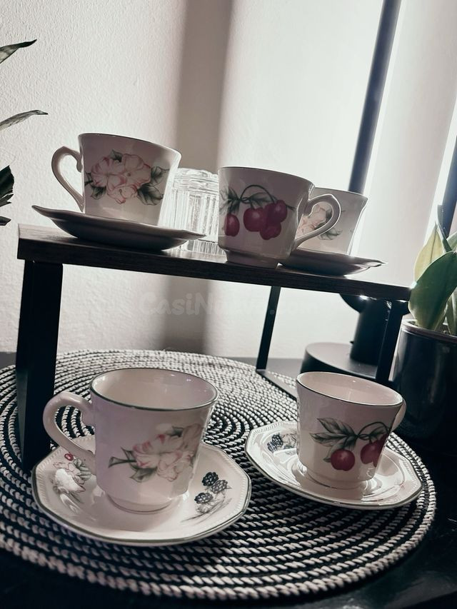 Juego Tazas y Platillos Noritake Tropica - foto 4