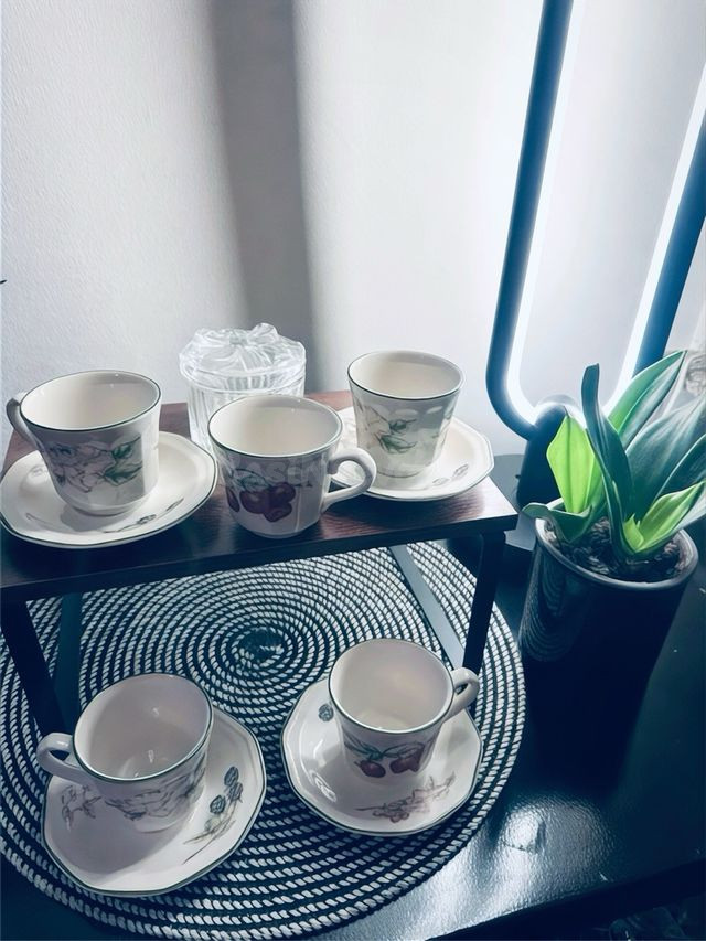 Juego Tazas y Platillos Noritake Tropica - foto 5
