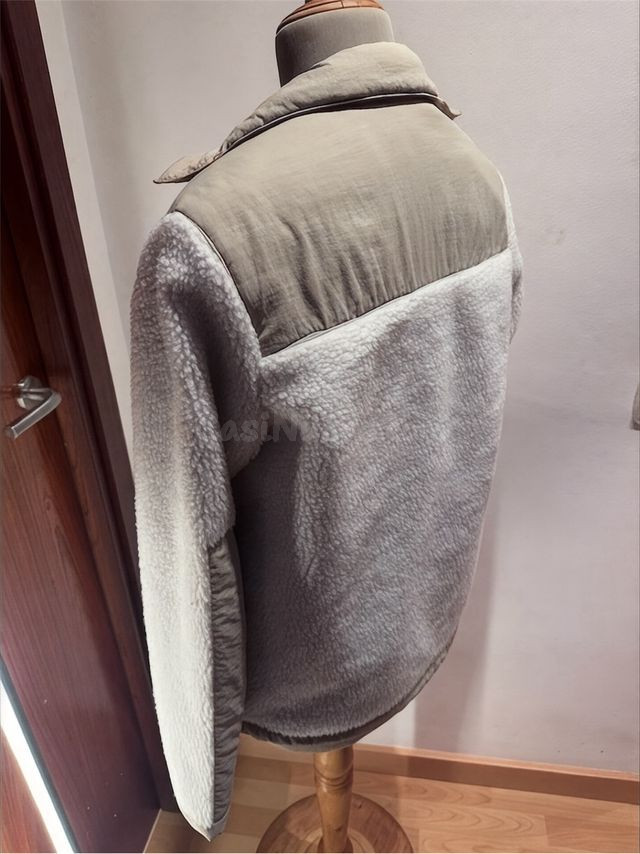 Chaqueta sherpa + nylon - foto 4