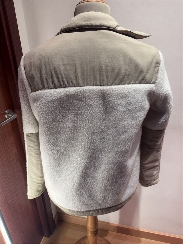 Chaqueta sherpa + nylon - foto 5