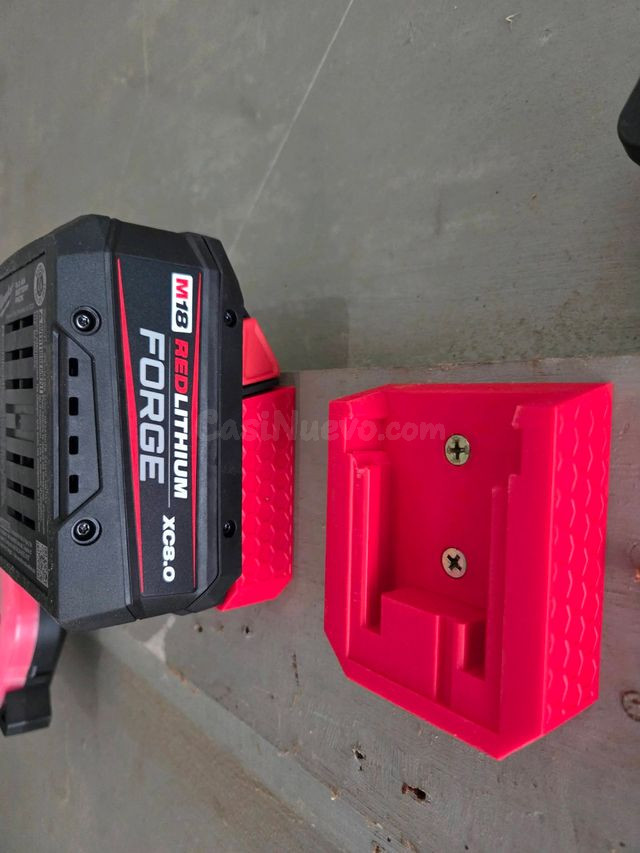 Soporte Milwaukee M18 y Baterias