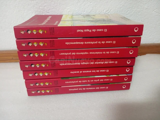 COLECCIÓN LOTE 7 LIBROS CUATRO AMIGOS Y MEDIO EN