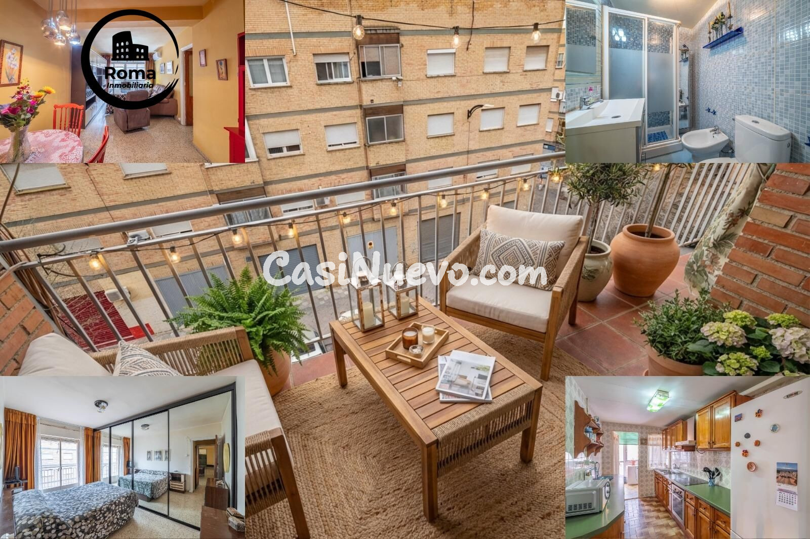 Luminoso piso exterior con terraza junto a Avenida de Dílar 