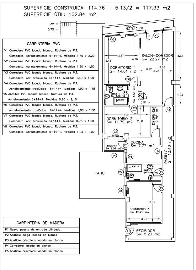 Piso reformado de 3 dormitorios con calefacción central incl - foto 16