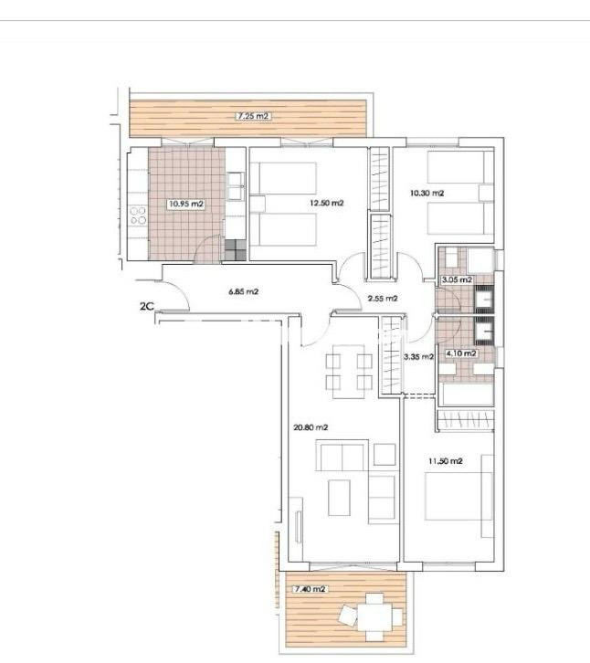 A.  Piso moderno en zona Hipercor – Garaje, piscina y terraz - foto 12