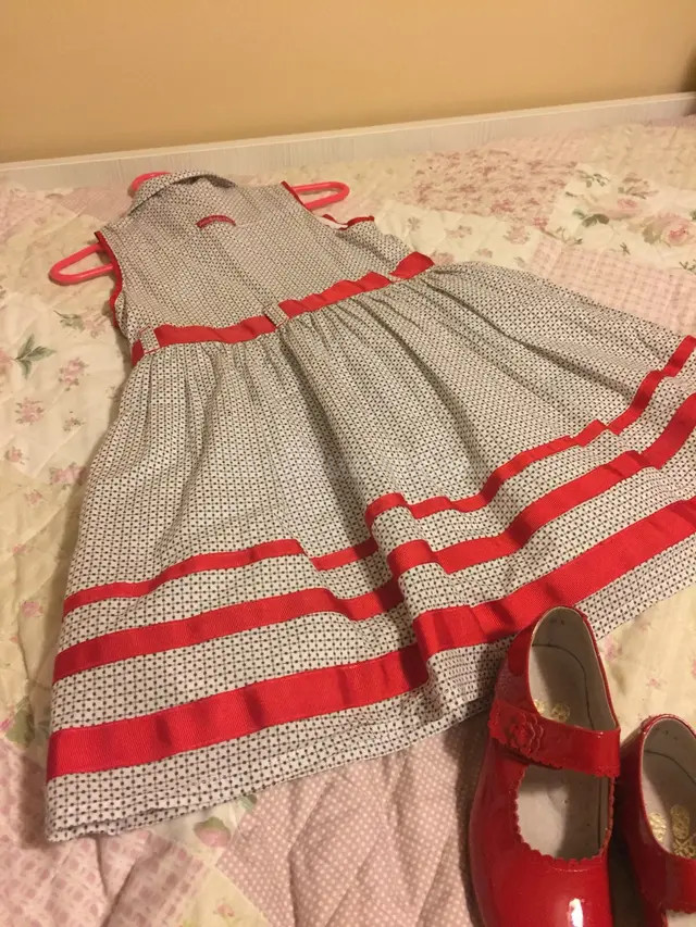 Vestido deux par deux talla 3 y zapatos 25 - foto 4