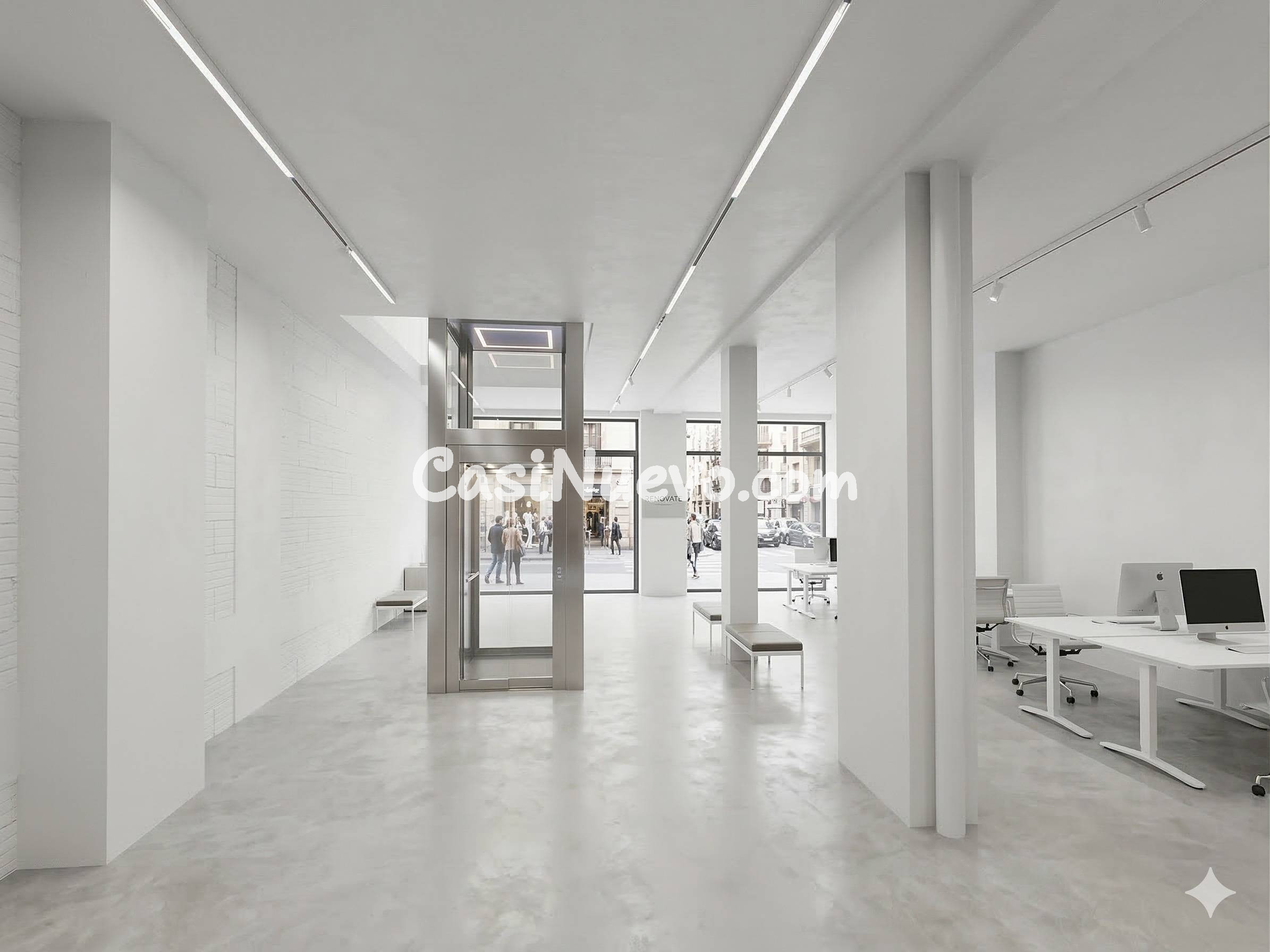 LOCAL COMERCIAL EN BRUTO DE MÁS DE 1.000 m2 CON GRANDES POSI - foto 3