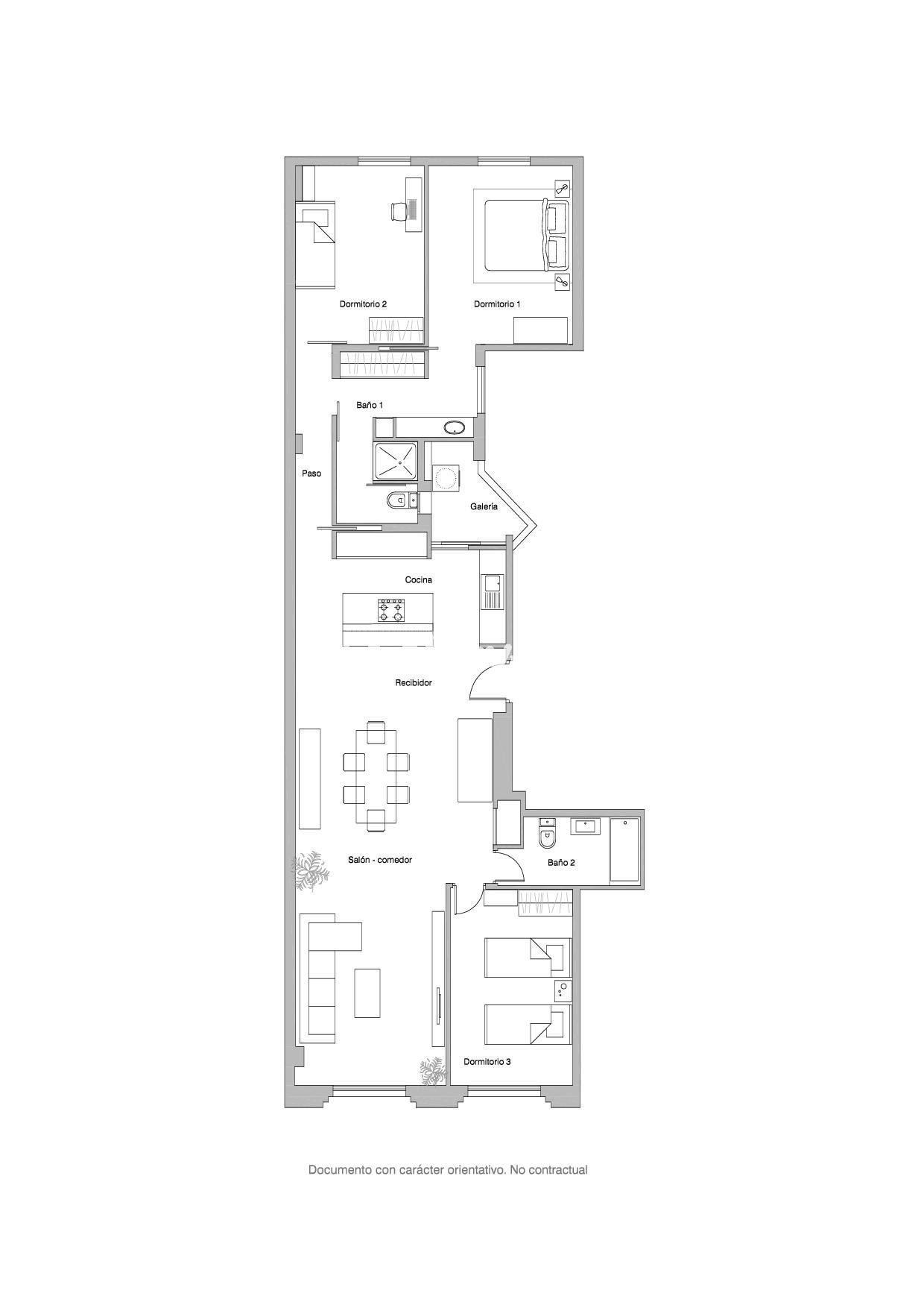 Piso de tres habitaciones reformado en Avda. Benito Pérez Ga - foto 22