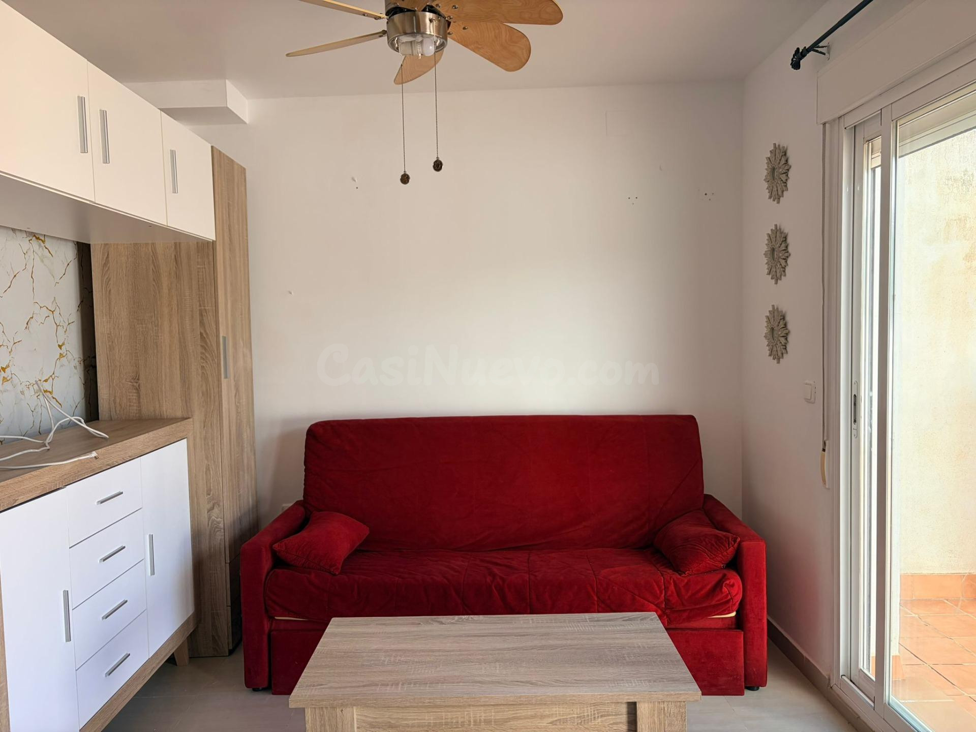 piso de 2 dormitorios y gran patio en zona de la ermita