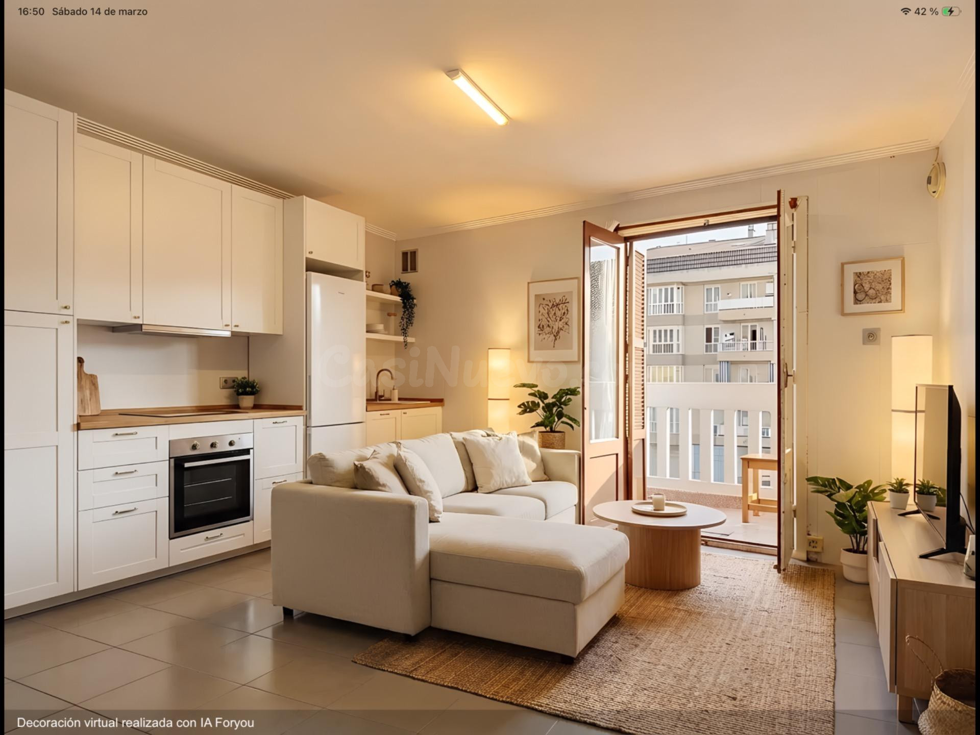Un piso luminoso con balcón y vistas abiertas en Azkoitia - foto 3