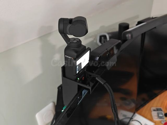 Soporte 3D para Pantalla Osmo Pocket 3 - ¡Webcam al Instante!