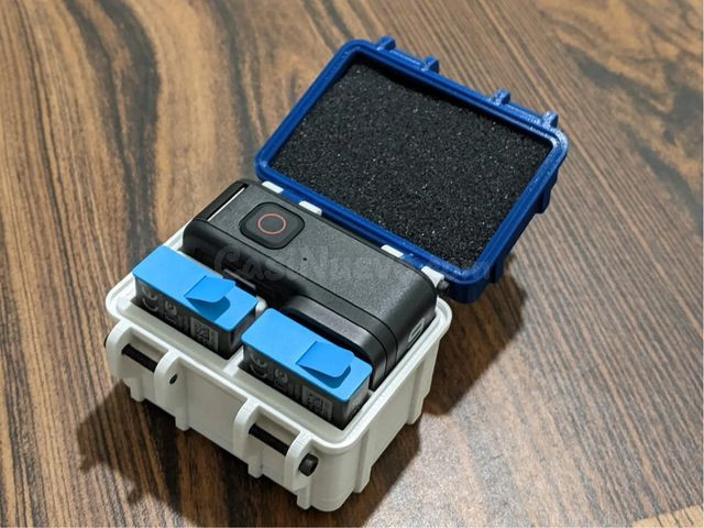 Caja GoPro: Capacidad Cámara y 2 Baterías