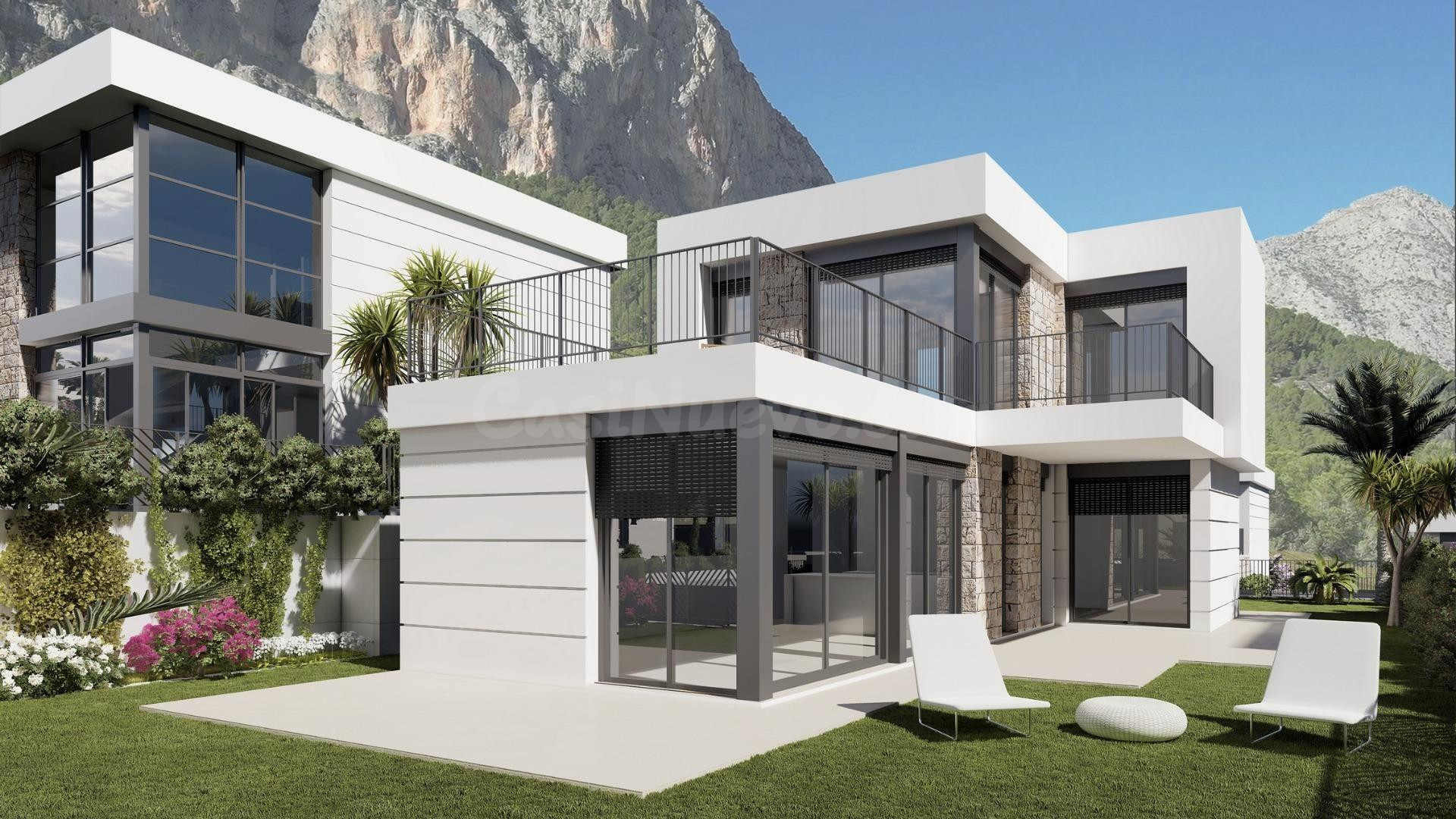 Villas de Obra Nueva en Polop – Alicante