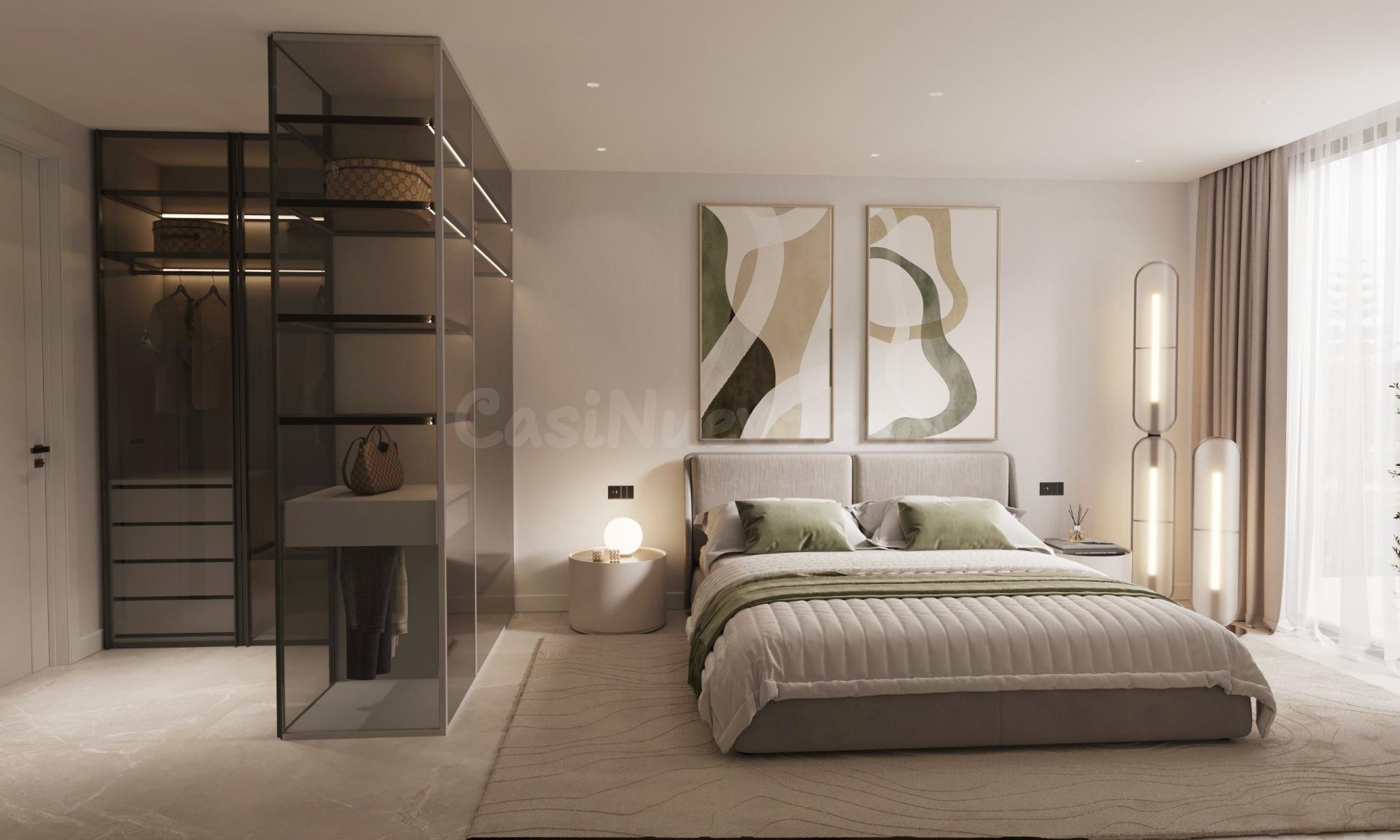 Apartamento de 3 habitaciones y 2 baños con vistas al mar en - foto 7