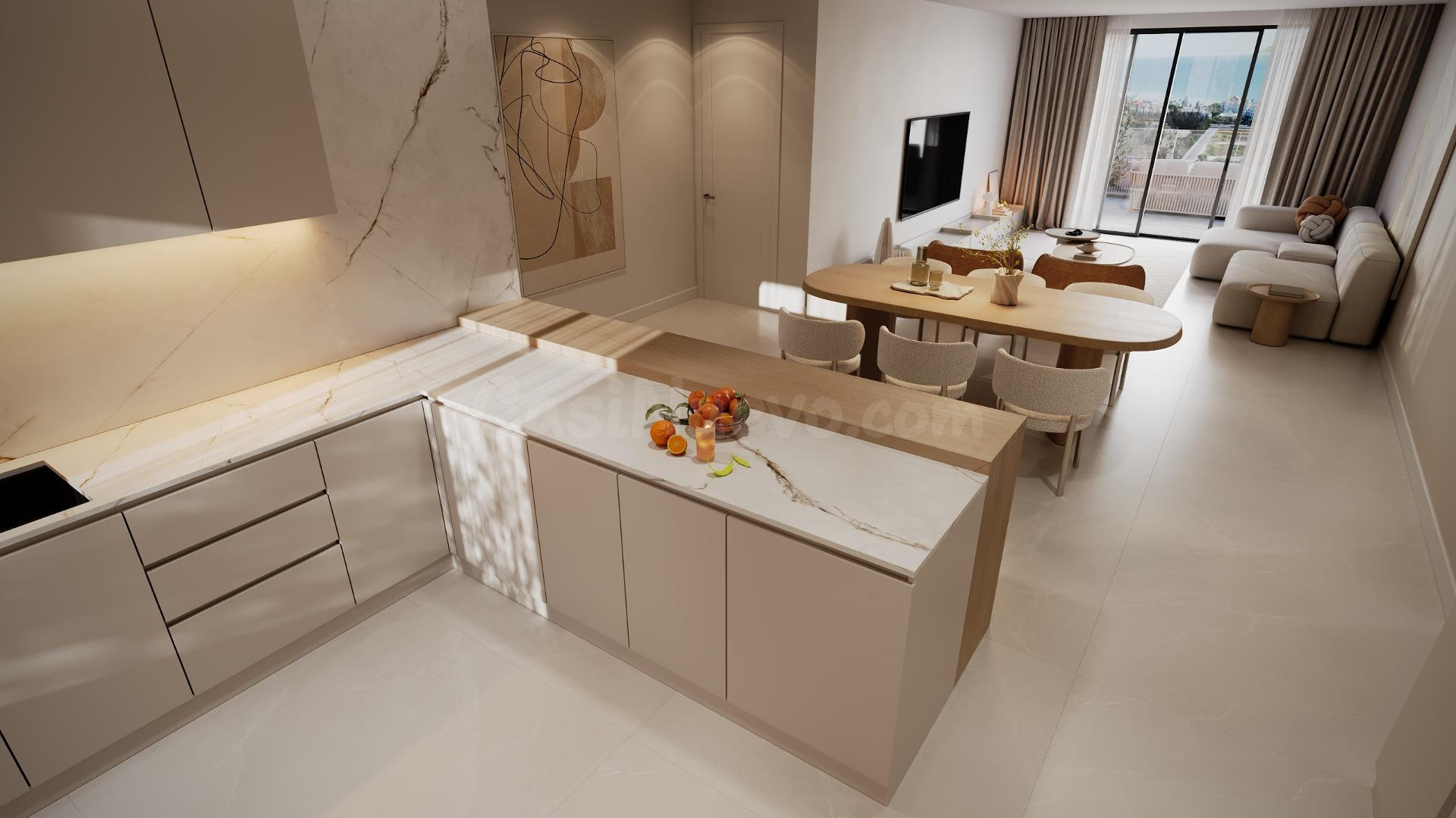 Apartamento de 2 Dormitorios con Vistas al Mar – New Golden  - foto 3