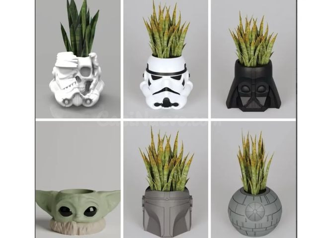 Macetas Decorativas Star Wars - ¡El Jardín de una Galaxia Muy, Muy Lejana!