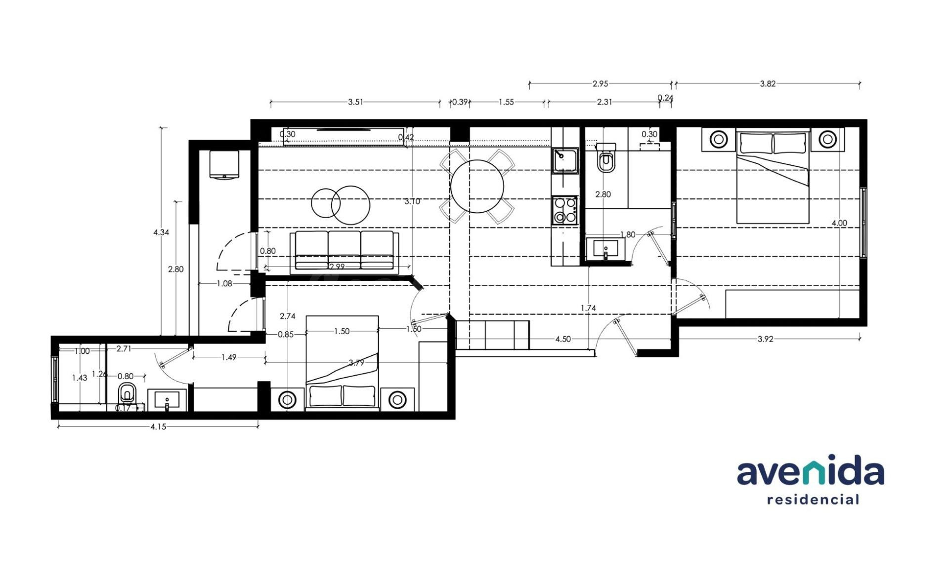 Ático luminoso en finca señorial con ascensor – Reforma inte - foto 15