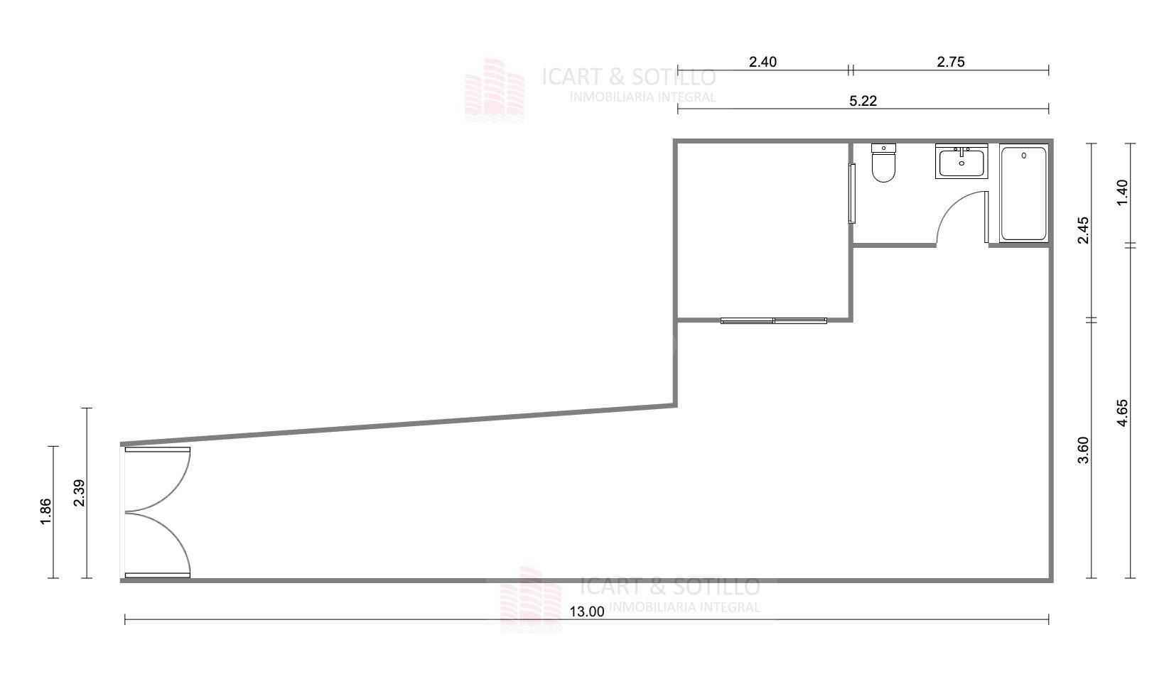 PLANTA BAJA DIÁFANA REFORMADA A ESTRENAR EN PLENO CENTRO DE  - foto 19