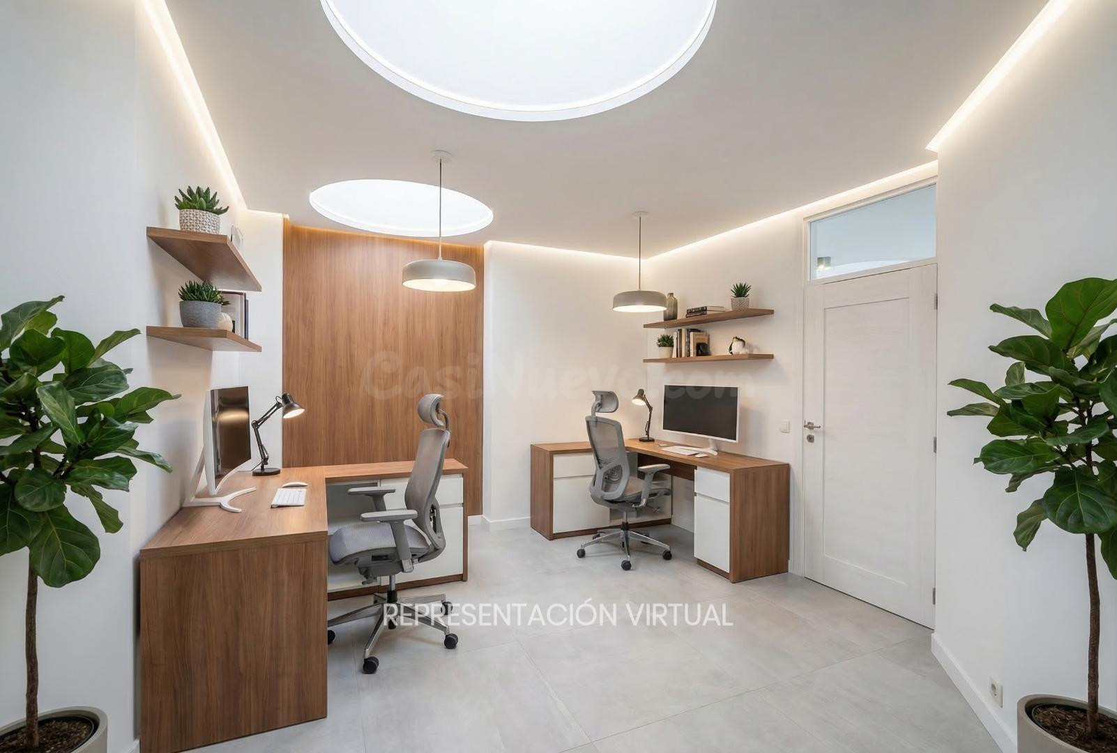 OFICINA AMPLIA, DIAFANA Y CON MÚLTIPLES POSIBILIDADES EN MON - foto 12