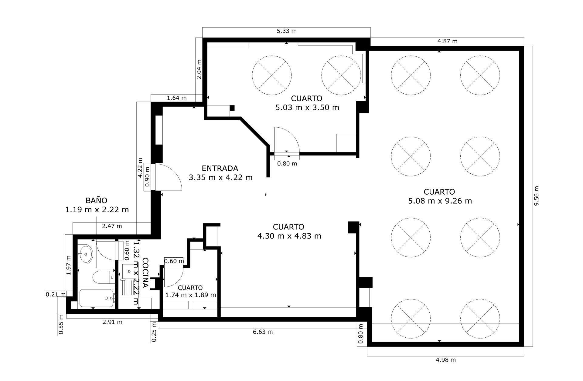 OFICINA AMPLIA, DIAFANA Y CON MÚLTIPLES POSIBILIDADES EN MON - foto 33