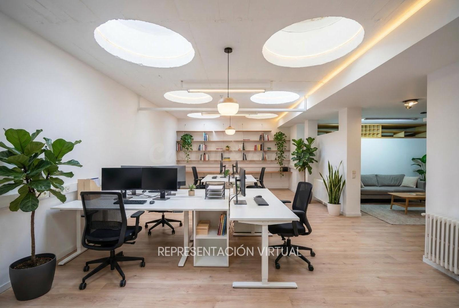 OFICINA AMPLIA, DIAFANA Y CON MÚLTIPLES POSIBILIDADES EN MON - foto 34