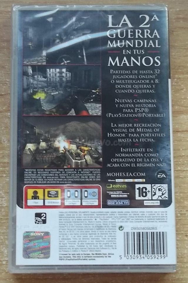 MEDAL OF HONOR HEROES 2 PSP PRECINTADO - foto 2